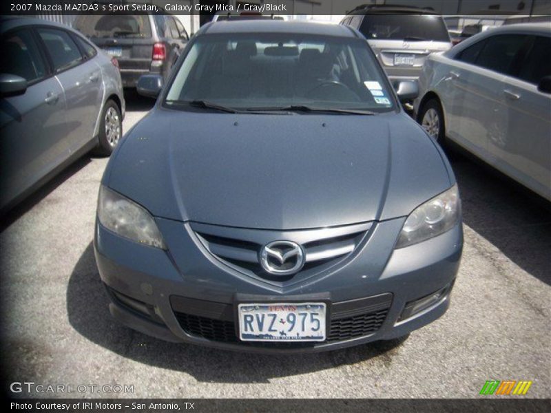 Galaxy Gray Mica / Gray/Black 2007 Mazda MAZDA3 s Sport Sedan