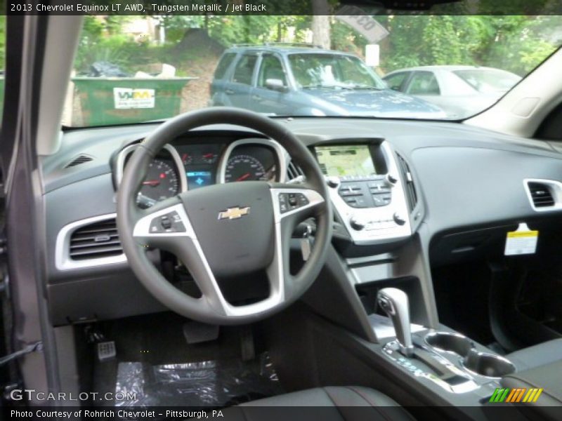 Tungsten Metallic / Jet Black 2013 Chevrolet Equinox LT AWD
