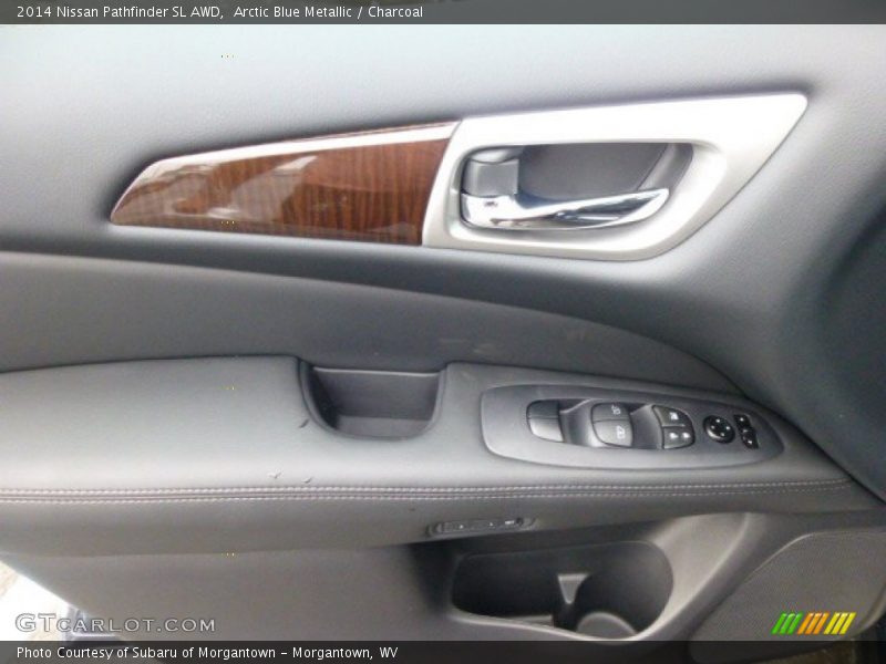 Arctic Blue Metallic / Charcoal 2014 Nissan Pathfinder SL AWD