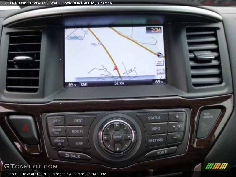 Navigation of 2014 Pathfinder SL AWD