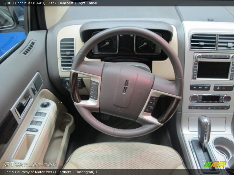 Black Clearcoat / Light Camel 2008 Lincoln MKX AWD