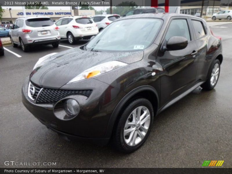 Metallic Bronze / Black/Silver Trim 2013 Nissan Juke SV AWD