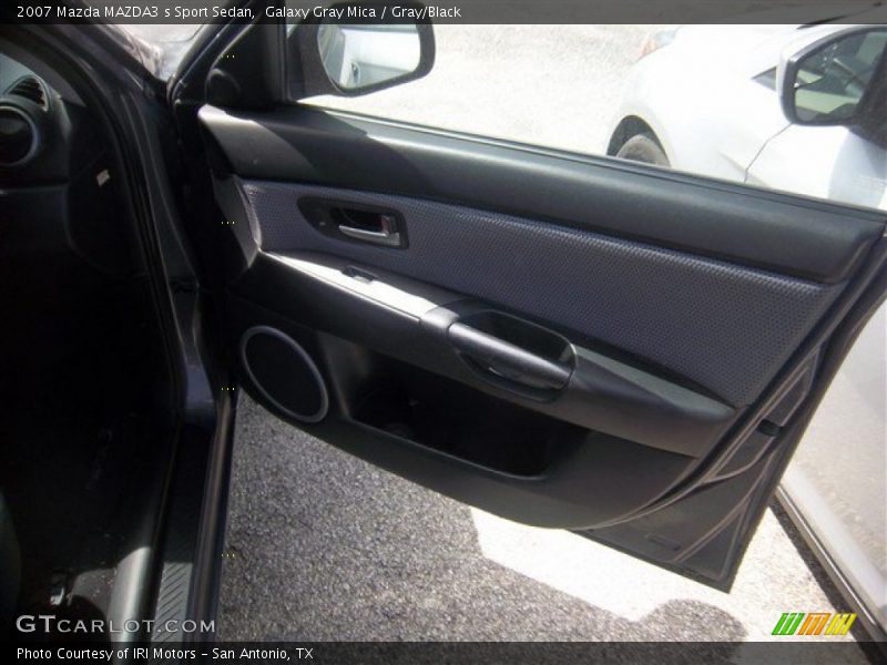 Galaxy Gray Mica / Gray/Black 2007 Mazda MAZDA3 s Sport Sedan