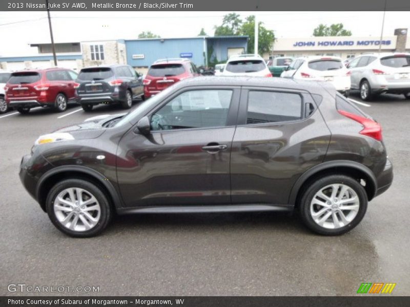 Metallic Bronze / Black/Silver Trim 2013 Nissan Juke SV AWD