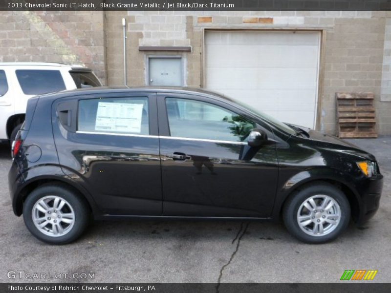 Black Granite Metallic / Jet Black/Dark Titanium 2013 Chevrolet Sonic LT Hatch