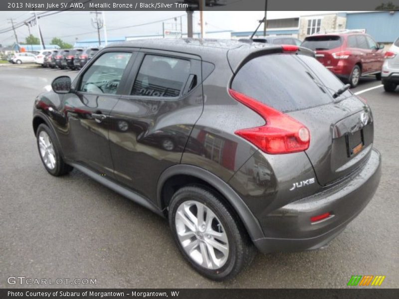 Metallic Bronze / Black/Silver Trim 2013 Nissan Juke SV AWD