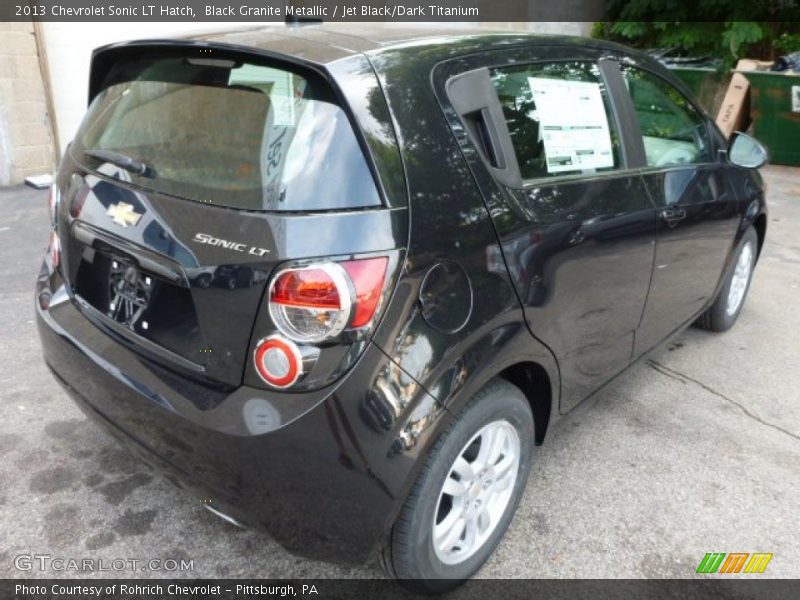 Black Granite Metallic / Jet Black/Dark Titanium 2013 Chevrolet Sonic LT Hatch