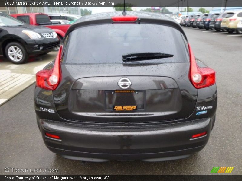 Metallic Bronze / Black/Silver Trim 2013 Nissan Juke SV AWD