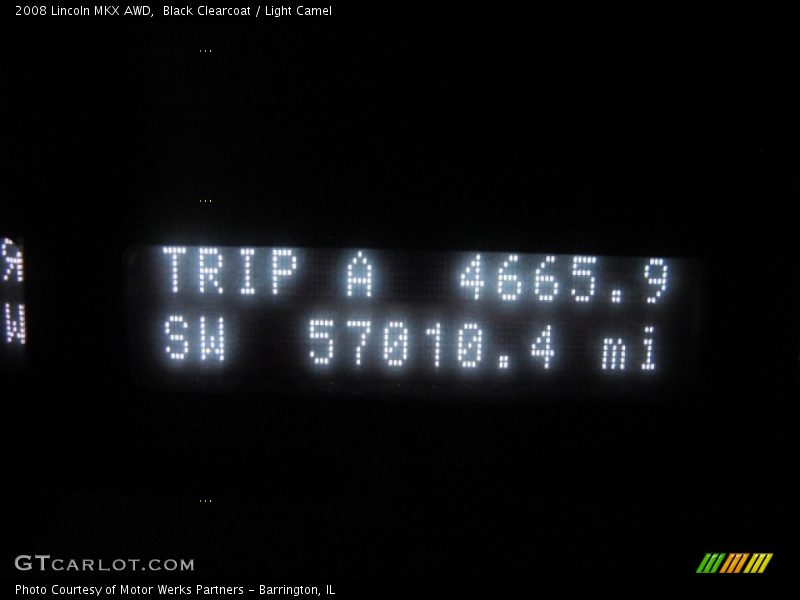 Black Clearcoat / Light Camel 2008 Lincoln MKX AWD