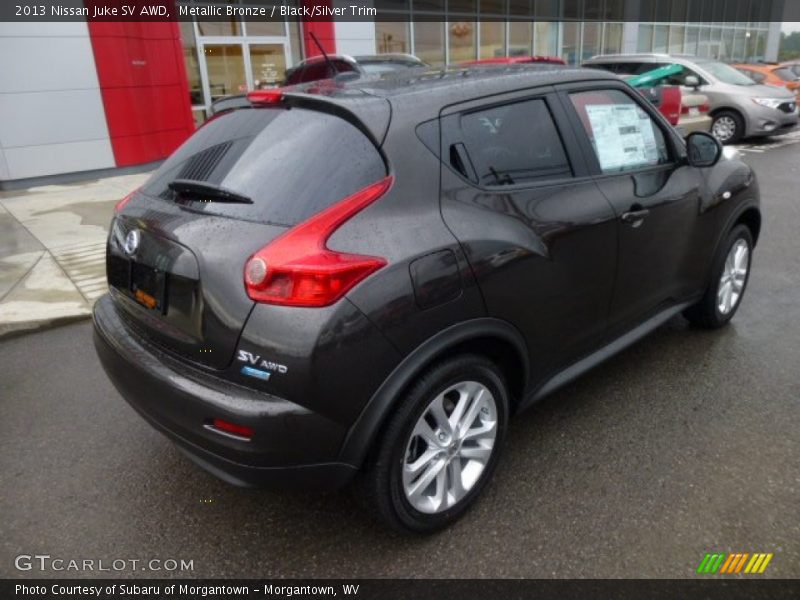 Metallic Bronze / Black/Silver Trim 2013 Nissan Juke SV AWD