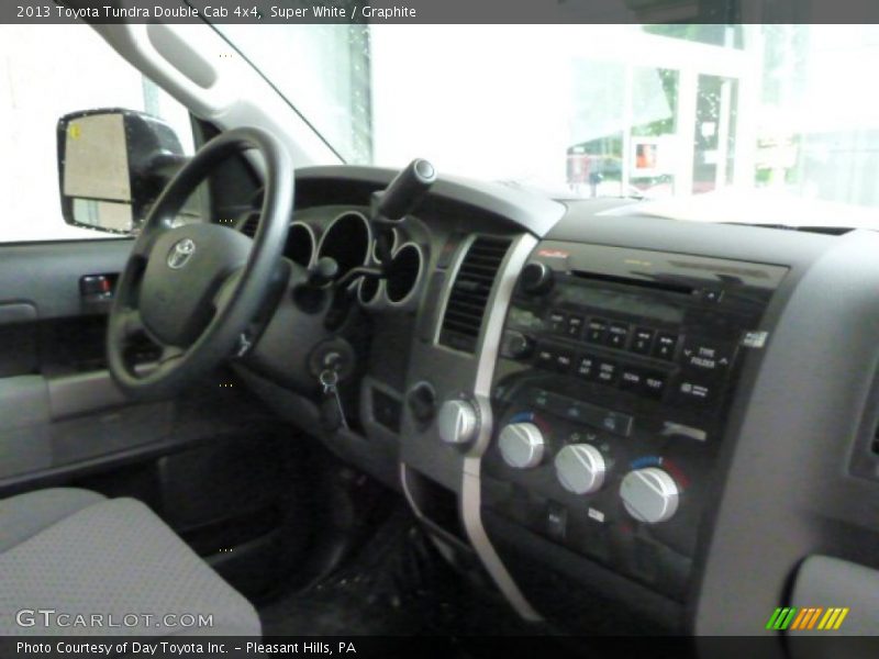 Super White / Graphite 2013 Toyota Tundra Double Cab 4x4