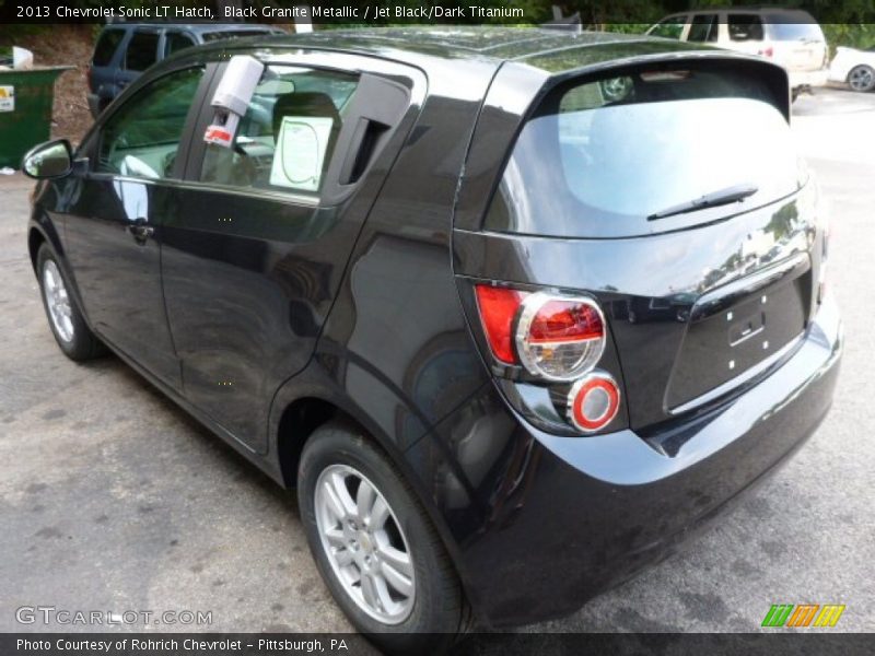 Black Granite Metallic / Jet Black/Dark Titanium 2013 Chevrolet Sonic LT Hatch