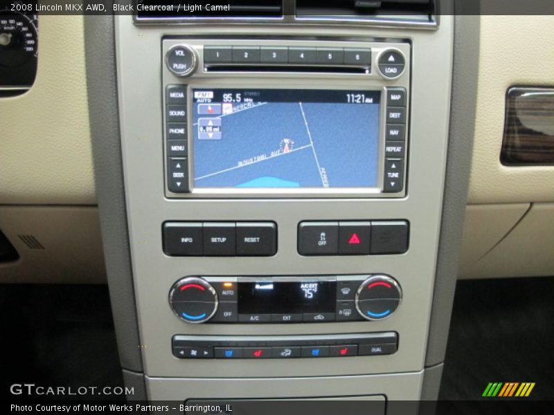Black Clearcoat / Light Camel 2008 Lincoln MKX AWD