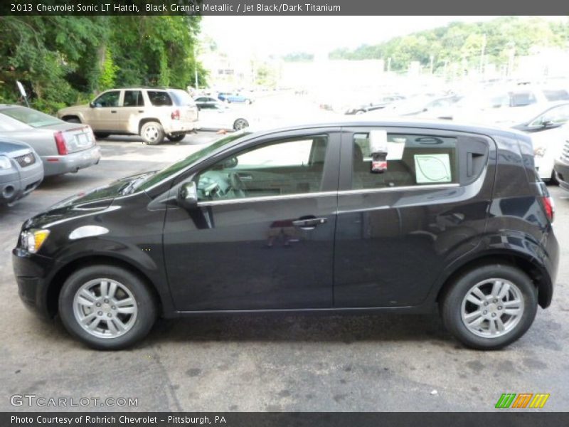 Black Granite Metallic / Jet Black/Dark Titanium 2013 Chevrolet Sonic LT Hatch