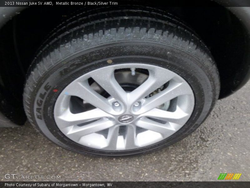 Metallic Bronze / Black/Silver Trim 2013 Nissan Juke SV AWD