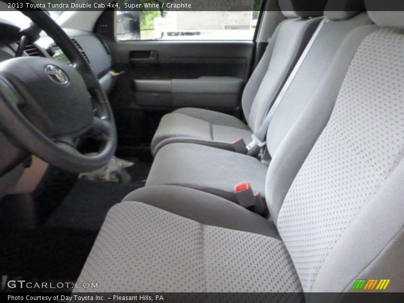 Super White / Graphite 2013 Toyota Tundra Double Cab 4x4