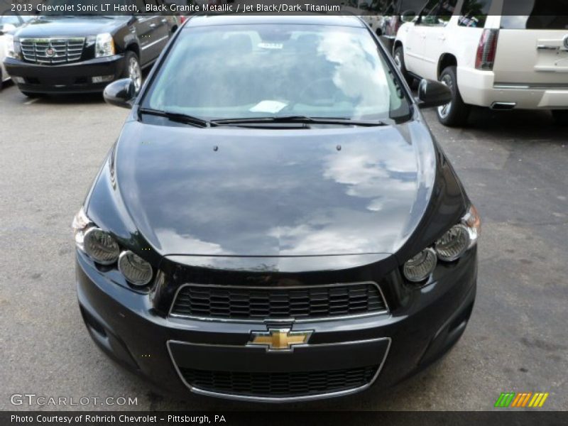Black Granite Metallic / Jet Black/Dark Titanium 2013 Chevrolet Sonic LT Hatch