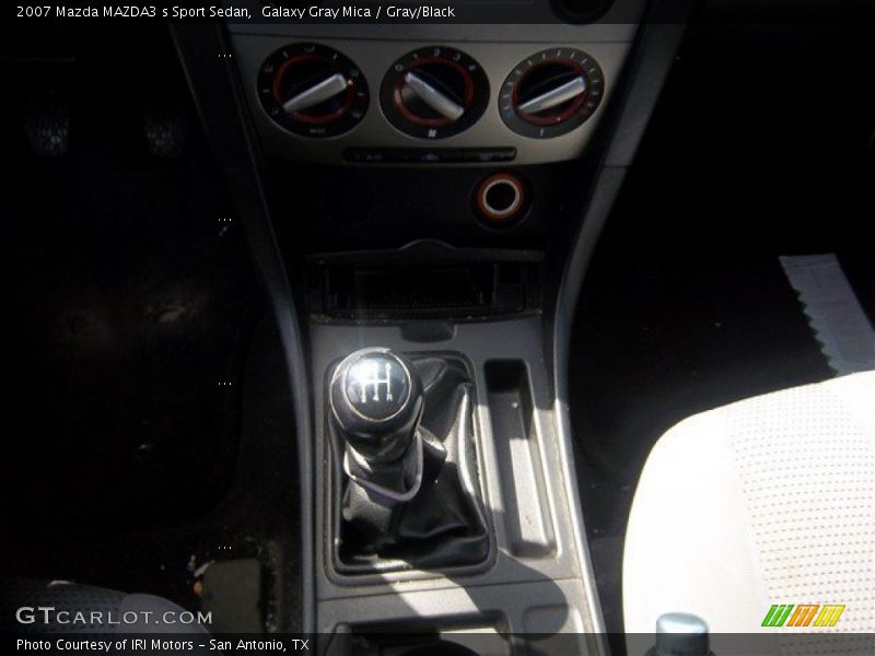 Galaxy Gray Mica / Gray/Black 2007 Mazda MAZDA3 s Sport Sedan