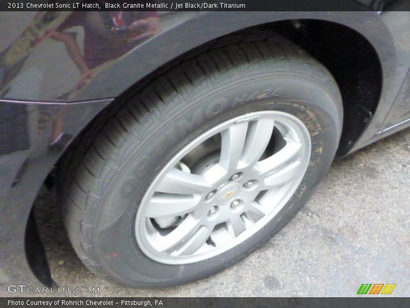 Black Granite Metallic / Jet Black/Dark Titanium 2013 Chevrolet Sonic LT Hatch