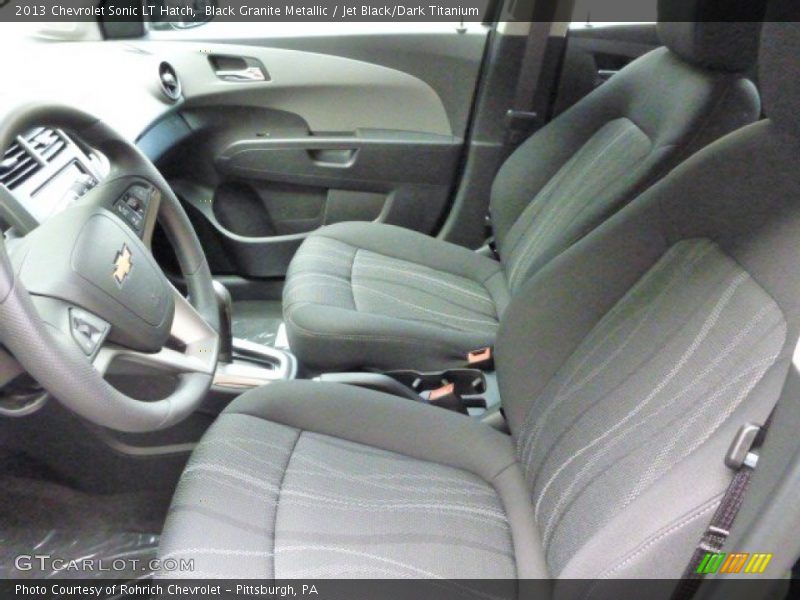 Black Granite Metallic / Jet Black/Dark Titanium 2013 Chevrolet Sonic LT Hatch