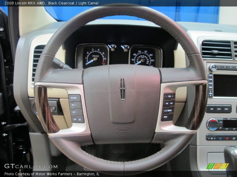 Black Clearcoat / Light Camel 2008 Lincoln MKX AWD