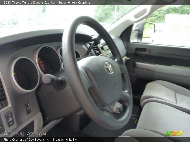 Super White / Graphite 2013 Toyota Tundra Double Cab 4x4