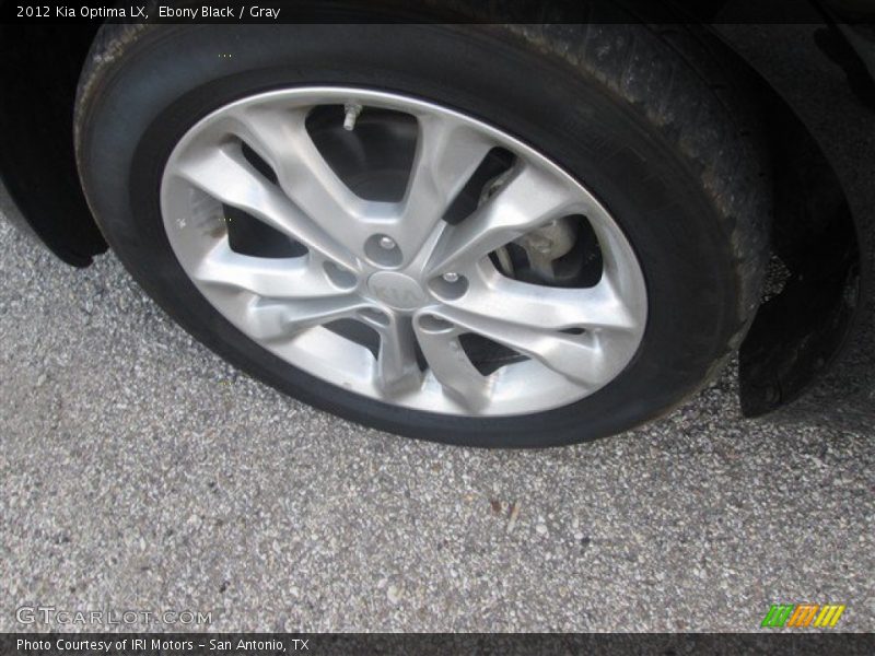 Ebony Black / Gray 2012 Kia Optima LX