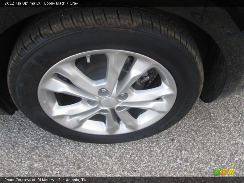 Ebony Black / Gray 2012 Kia Optima LX