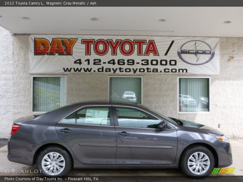 Magnetic Gray Metallic / Ash 2013 Toyota Camry L