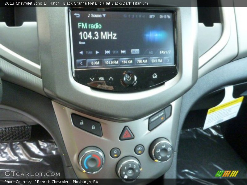 Black Granite Metallic / Jet Black/Dark Titanium 2013 Chevrolet Sonic LT Hatch