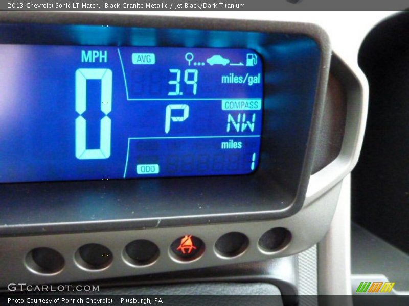 Black Granite Metallic / Jet Black/Dark Titanium 2013 Chevrolet Sonic LT Hatch