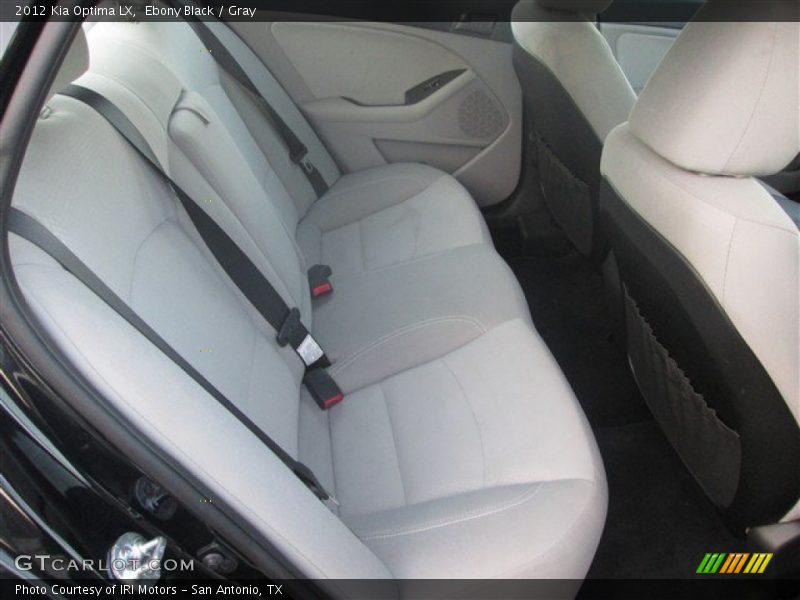 Ebony Black / Gray 2012 Kia Optima LX