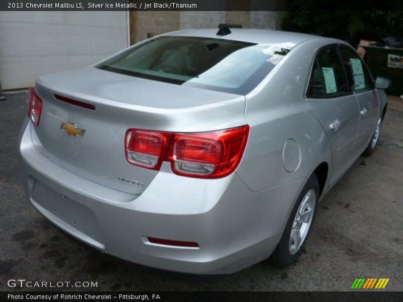 Silver Ice Metallic / Jet Black/Titanium 2013 Chevrolet Malibu LS