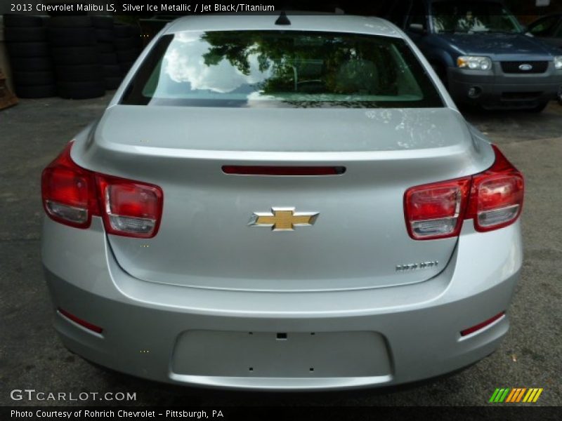Silver Ice Metallic / Jet Black/Titanium 2013 Chevrolet Malibu LS