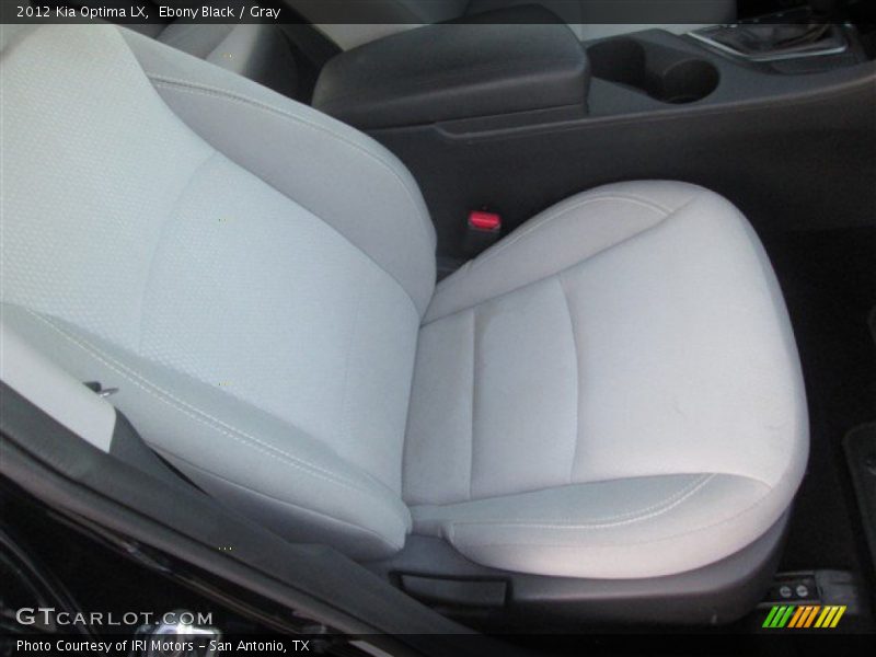 Ebony Black / Gray 2012 Kia Optima LX
