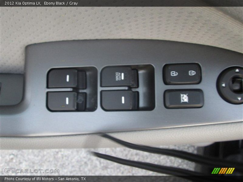 Ebony Black / Gray 2012 Kia Optima LX