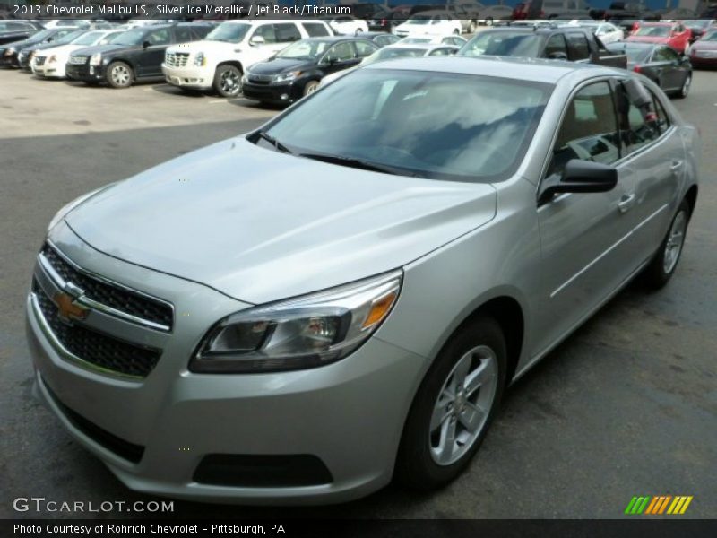 Silver Ice Metallic / Jet Black/Titanium 2013 Chevrolet Malibu LS