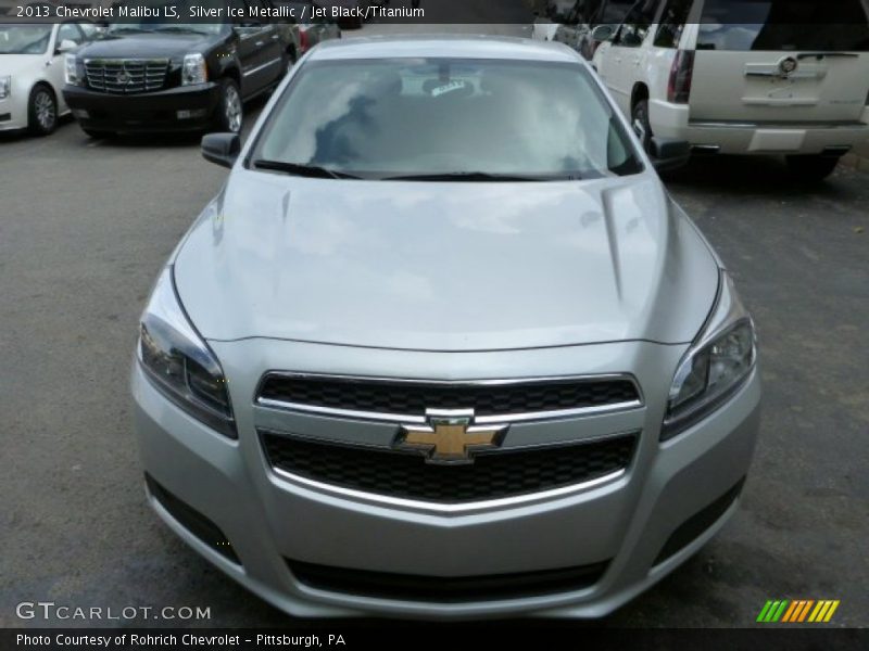 Silver Ice Metallic / Jet Black/Titanium 2013 Chevrolet Malibu LS