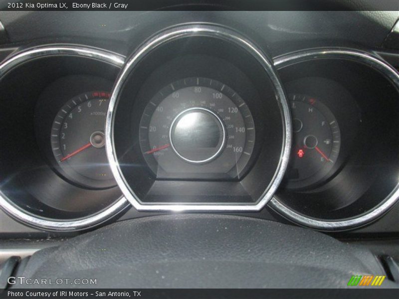 Ebony Black / Gray 2012 Kia Optima LX