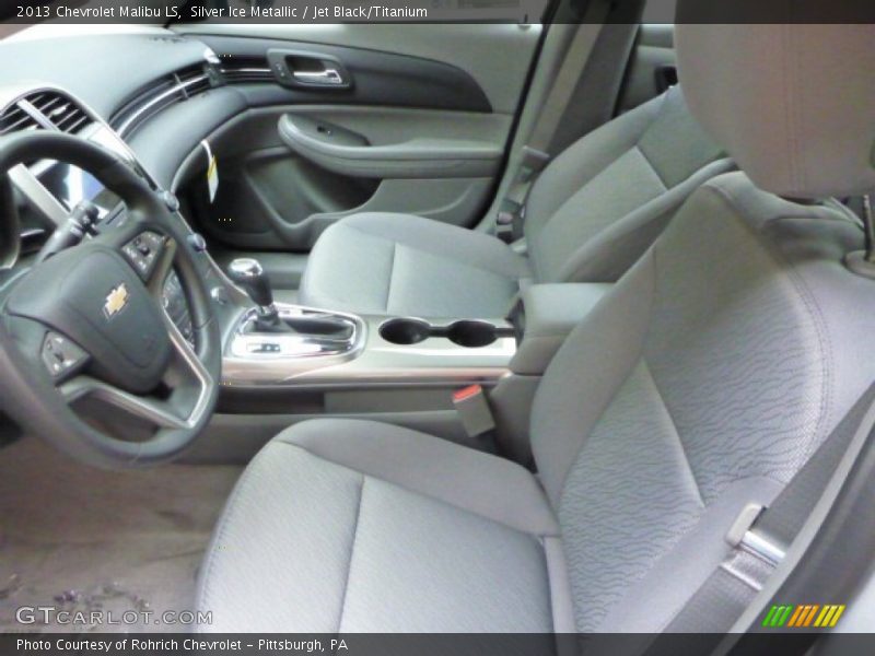 Silver Ice Metallic / Jet Black/Titanium 2013 Chevrolet Malibu LS