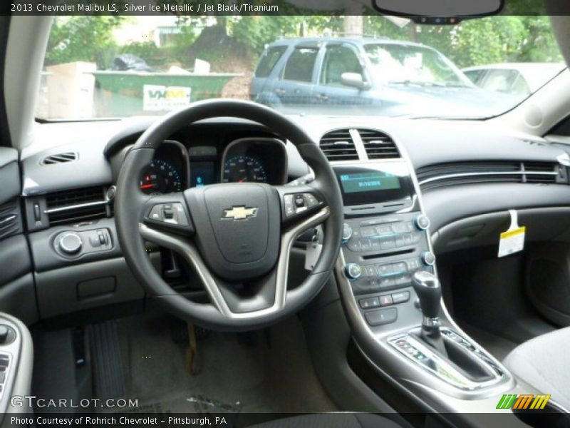 Silver Ice Metallic / Jet Black/Titanium 2013 Chevrolet Malibu LS