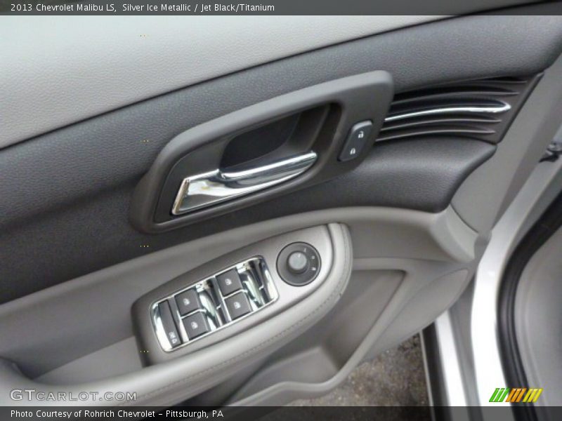 Silver Ice Metallic / Jet Black/Titanium 2013 Chevrolet Malibu LS