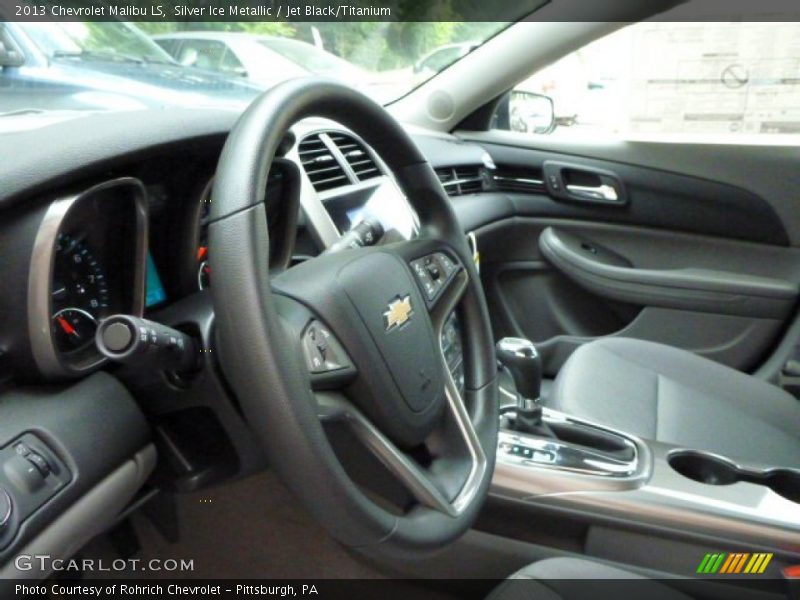 Silver Ice Metallic / Jet Black/Titanium 2013 Chevrolet Malibu LS