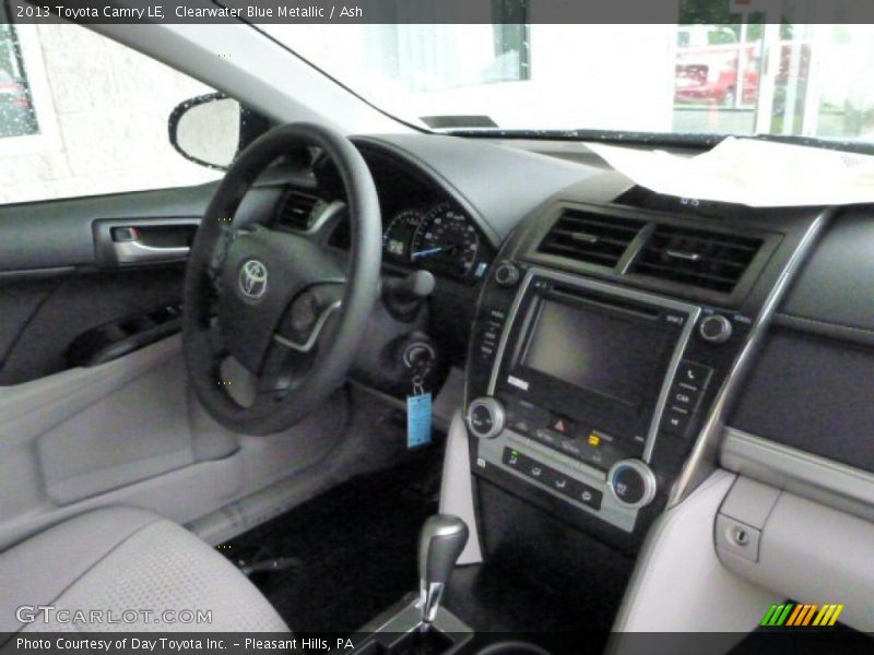 Clearwater Blue Metallic / Ash 2013 Toyota Camry LE