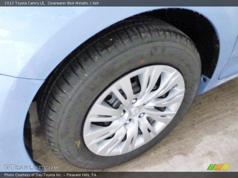 Clearwater Blue Metallic / Ash 2013 Toyota Camry LE