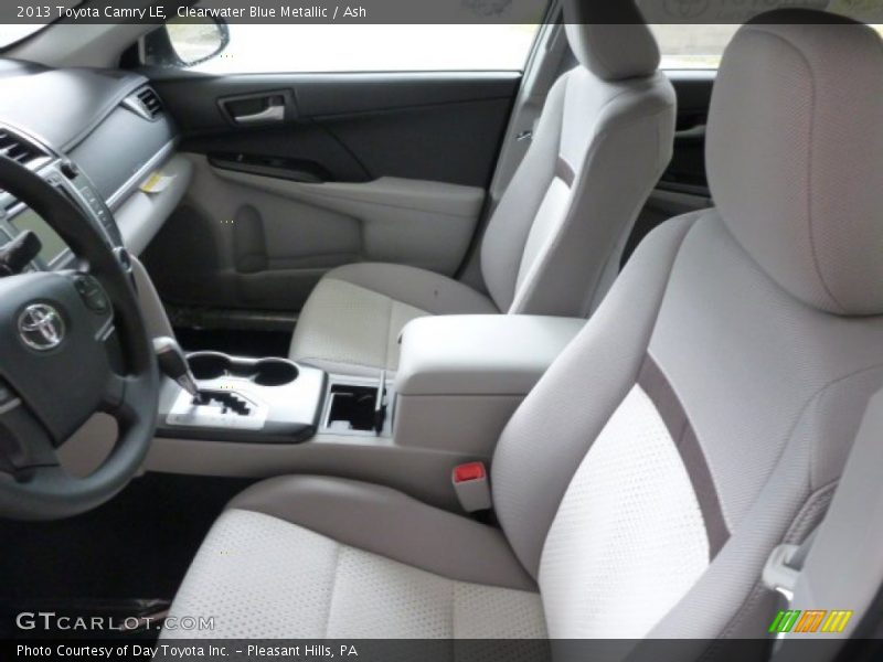 Clearwater Blue Metallic / Ash 2013 Toyota Camry LE