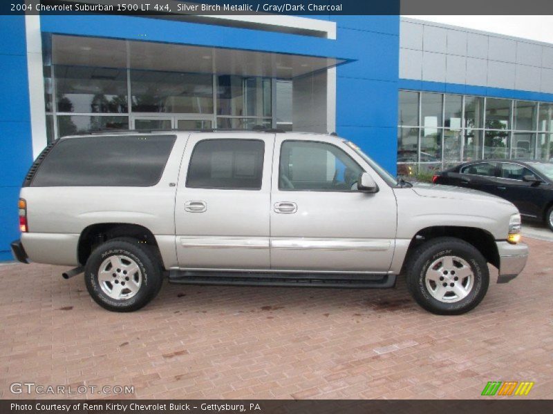 Silver Birch Metallic / Gray/Dark Charcoal 2004 Chevrolet Suburban 1500 LT 4x4