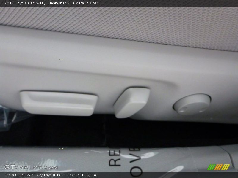 Clearwater Blue Metallic / Ash 2013 Toyota Camry LE