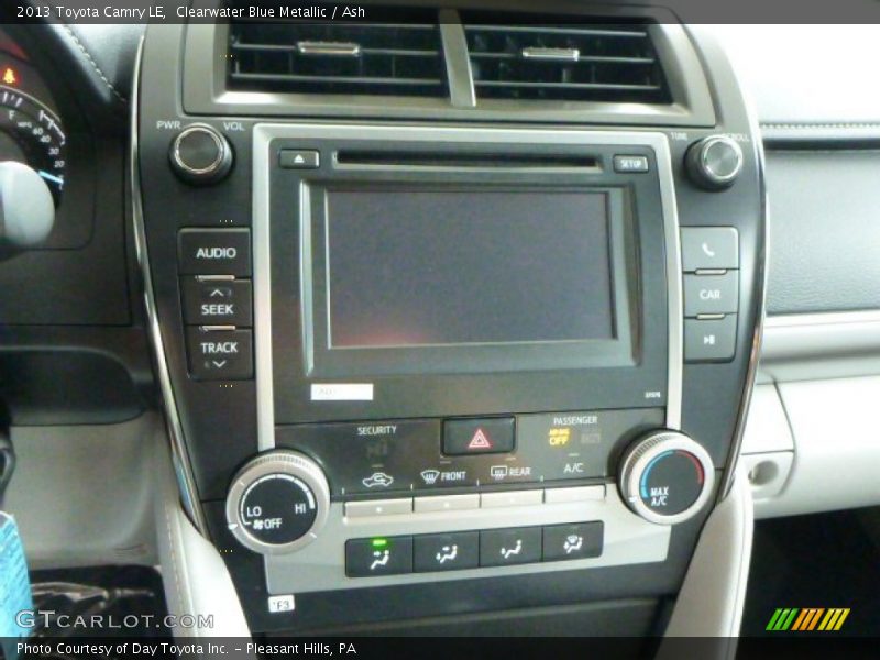 Clearwater Blue Metallic / Ash 2013 Toyota Camry LE
