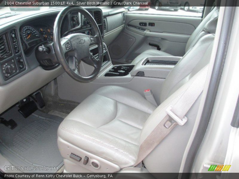 Silver Birch Metallic / Gray/Dark Charcoal 2004 Chevrolet Suburban 1500 LT 4x4